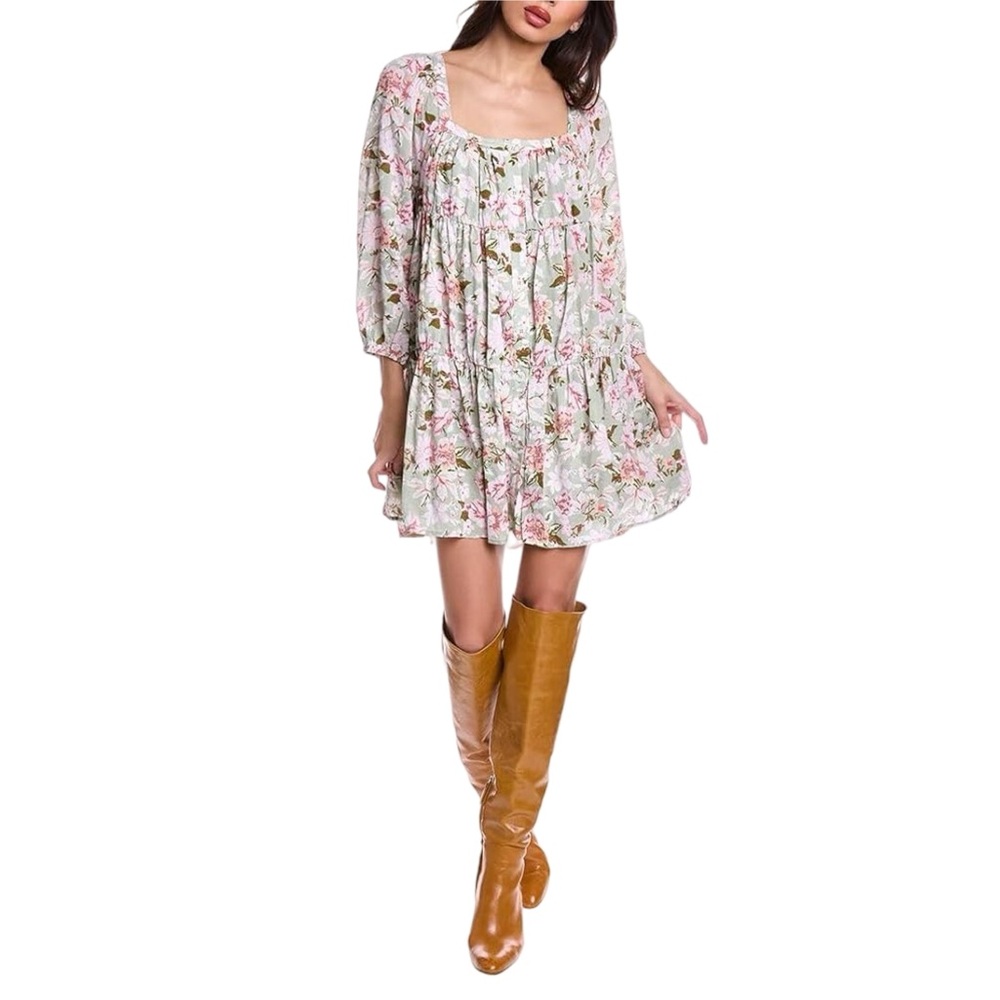 En Saison Maris Mini Floral Tiered Dress – Size XS